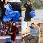 Premium Soft Travel Blanket Pillow Plush Airplane (Travel / Royal-1pk-t003)