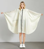 Rain Poncho Jacket Coat Hooded Zipper Style - Image 8