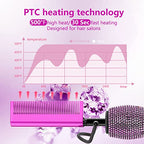 500 hot Comb Electric for Wigs (Purple)