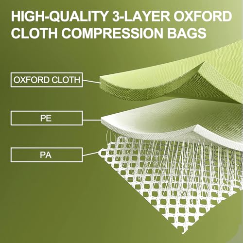 Vacuum Storage Bags for Travel with Electric Pump (2-Large+Pump)
