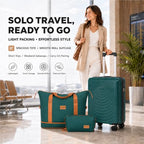 Luggage Sets 3 Piece (Dark Green / 3 Piece Sets (21/Db/Tb))