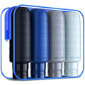 Travel Bottles for Toiletries (Navy / 6 Ounces)