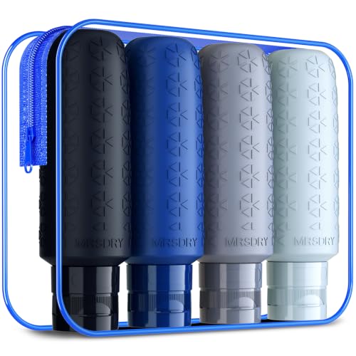 Travel Bottles for Toiletries (Navy / 6 Ounces)