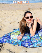 Microfiber Beach Towel (Mykonos)