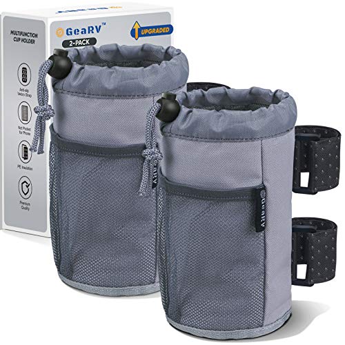 2Pack Cup Holder for Bike (Gray)