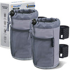 2Pack Cup Holder for Bike (Gray)