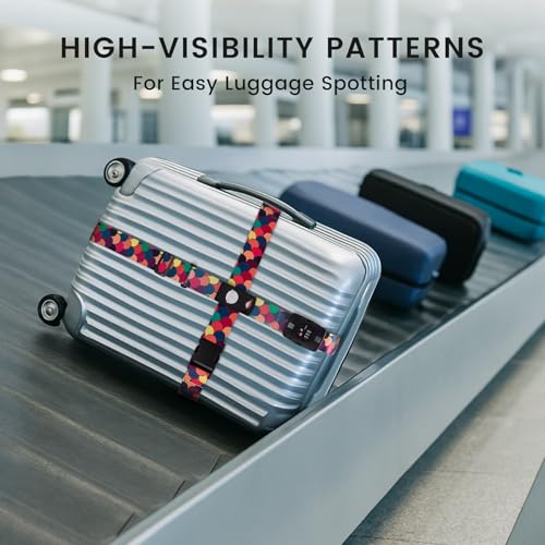 Travelkin Luggage Straps TSA Approved (Scales of Dragon)