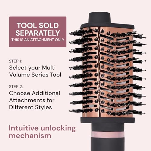 Multi Volume Dryer Brush Attachment (Attachment - Black - Teardrop 60mm)