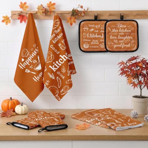 Fall Kitchen Decor Set (Orange)