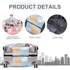 Travel Landmarks Luggage Cover (#133 / L(fits 28-30Inch suitcase))