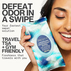 Beauty Coconut Milk & Essential Oils Underarm Deodorant Wipes (120 Count (Pack of 1))