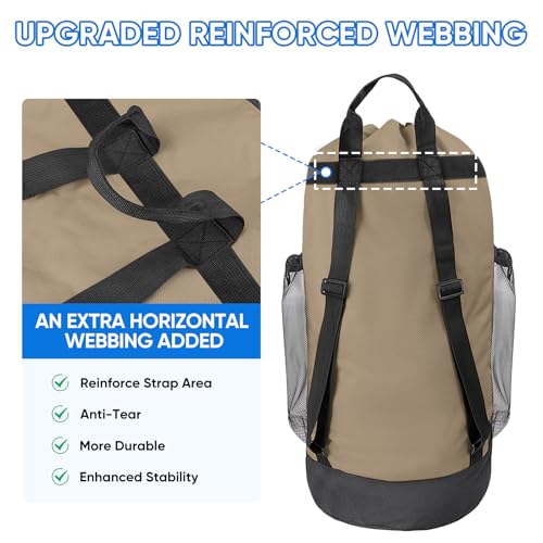 150L Laundry Bag Backpack (150L / Khaki)