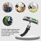 2 Pcs silver Travel Digital Luggage Scale (Silver+silver)
