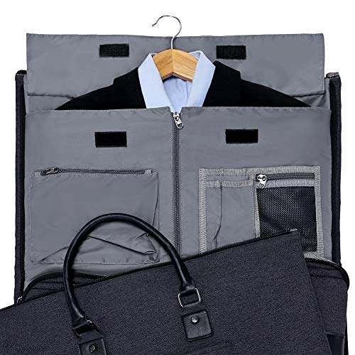 Garment Bags for Travel (Jet Black)