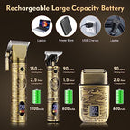 Professional Hair Clippers for Men (Gold-2)