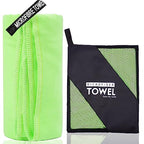 Microfiber Travel Towel (Green / M:20"×40")