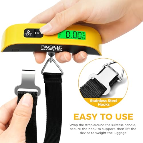 Digital Luggage Scale (Yellow)