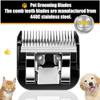 Dog Grooming Clipper Blades Replacement Compatible with Andis Dog Clipper (Black(3FC+4FC+5FC+7FC) / Black)