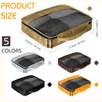 Packing Cubes for Suitcase Large Organizer Bags (Apricot / Small)