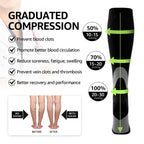Women Compression Socks 3Pcs (XL/XXL / 01 Black | Black | Black)