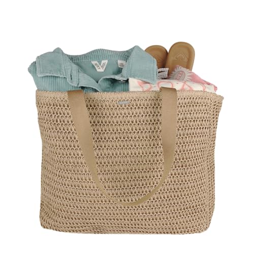 Women's Beach Tote Bag (One Size / Spotless Sunnies - Natural)