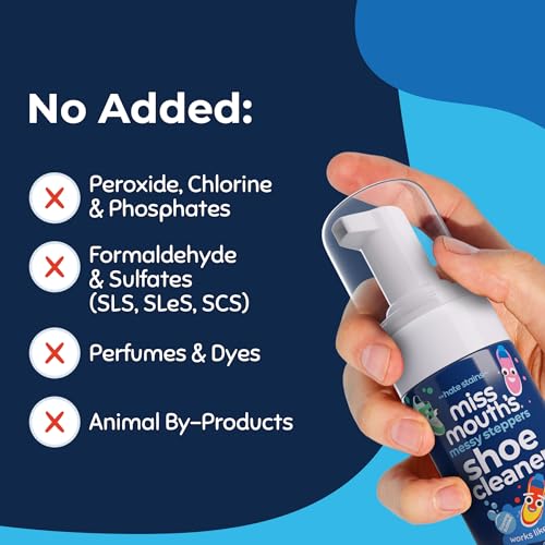 Stain Treater & Messy Steppers Shoe Cleaner Stain Remover Duo (Combo Pack)