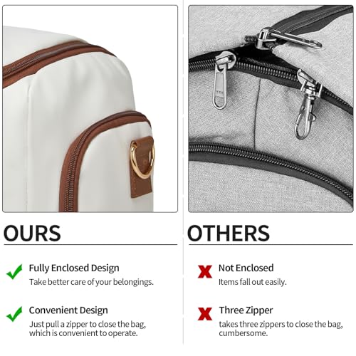 Carry On Garment Bag for Travel (Whtie / Travel)