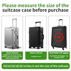 26 Inch Clear PVC Waterproof Luggage Cover with Large Velcro (26 inch)