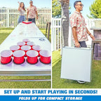 8 Foot Portable Beer Pong (8-Feet / Custom Dry Erase)