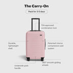 Away Carry-On Luggage, Lightweight Hardside Suitcase - Image 3