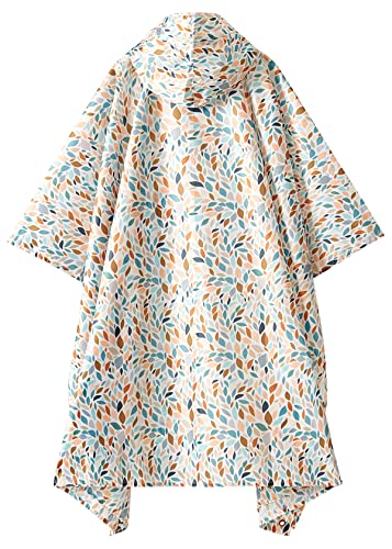 Hooded Rain Poncho for Adult with Pocket (Mosaic)