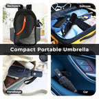 Compact Travel Umbrella (Pineapple (Auto))
