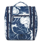 Hanging Travel Toiletry Bag for Women (B-Blue Lotus / Medium)