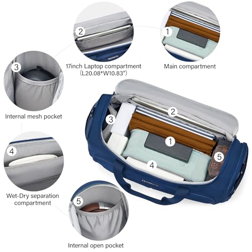 Carry On luggage Bags for Travel (Blue / Ultra Carry-On)
