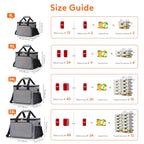 Insulated Lunch Box for Men (Gray / Mega (33L))