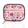 Weekly Travel Pill Organizer Cute Pill Case with 7 Day Pill Box (1 Case + 1 Box / A. Pink 01.)