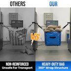 2 Pack Blue Extra Large Moving Bags (Blue / 2 Large)