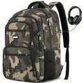Laptop Backpack for Man and Teens (17.3inch / Camouflage Black)