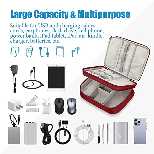Electronics Travel Organizer (Double-Wine)