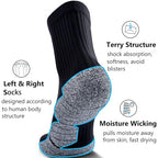 Unisex Cushioned Compression Sport Quarter Socks (Small / 8-pairs Black)