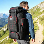 Hiking Backpack for Men 70L (70l-blackred)