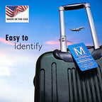 Luggage Tag for Suitcase (Gold / Vertical (2x3.5"))