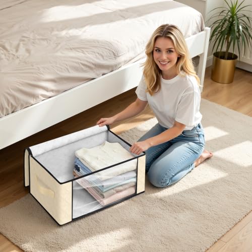 35L Closet Organizers (6 Pack-35l / Beige)