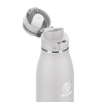 Traveler Stainless Steel Travel Coffee Mug with Flip (Dodgeball Grey / 17 Ounces)