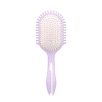 New Multifunctional Curly Hair Cushion Comb, 1Pc Oval New Air Cushion Comb WithHandle, Define Styling Brush,DetanglingHair Brush, Professional Hairstyle Comb, BouncingHair Brush (White Purple)