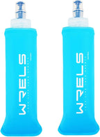 Folding Soft Flask Portable Collapsible Running Lightweight Water Bottle by WRELS