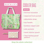 Insulated Cooler Tote (Lime Feeling Good)