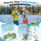 Kids Fishing Pole (Blue-Left Handed / 4.92 ft)