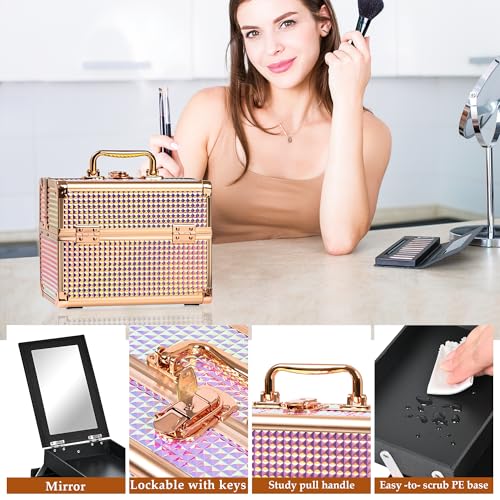 Makeup Case Organizer (Colorful Pink)