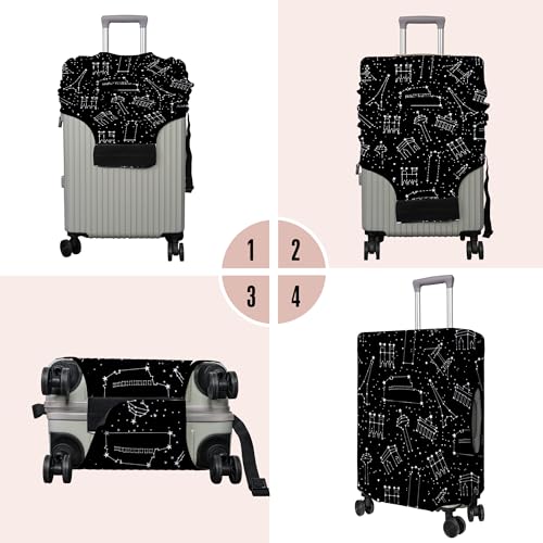 Travel Luggage Cover Suitcase Protector Fits 18 (A-1 / L(25-28in))